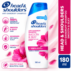 Head & Shoulders Smooth Silky Shampoo 180ml