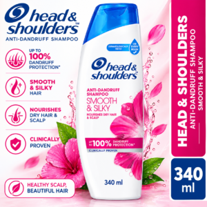 Head & Shoulders Smooth Silky Shampoo 340ml