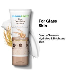 Mamaearth Rice Dewy Bright Face Wash 100g