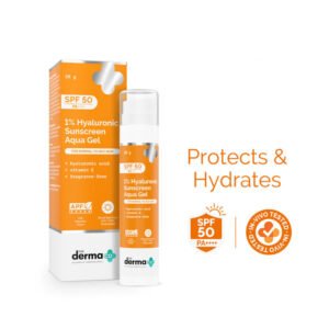 The Derma Co 1% Hyaluronic Sunscreen Oil Free Matte Gel 50g